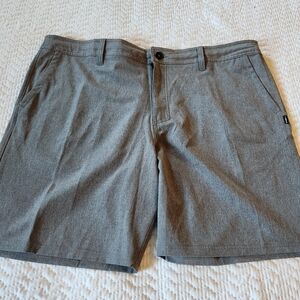 O'Neill Men's Gray Flat Front Shorts Size 40